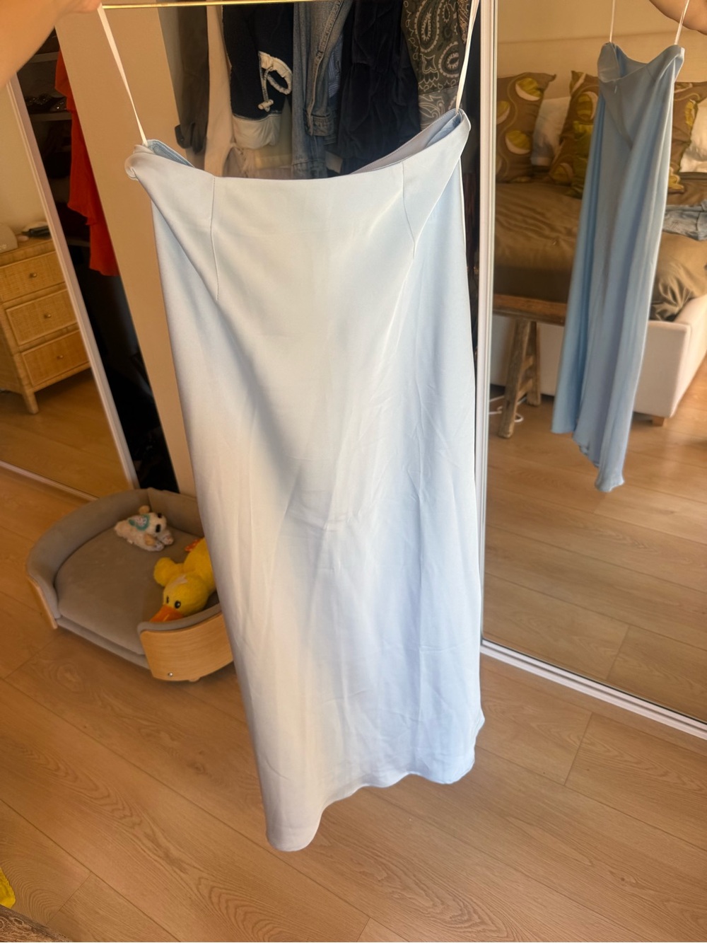 Commense Pale Blue Maxi Skirt